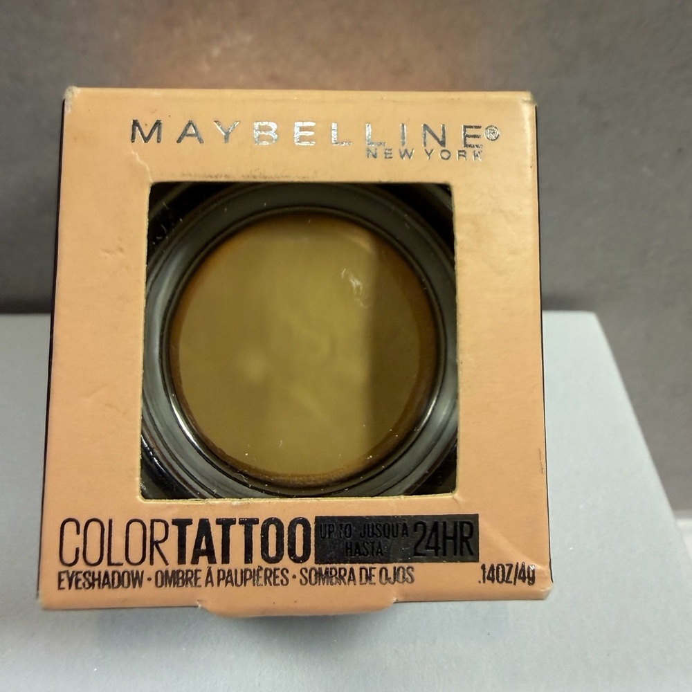 🩷5/$10 Maybelline Color Tattoo Eyeshadow in Warm Gold